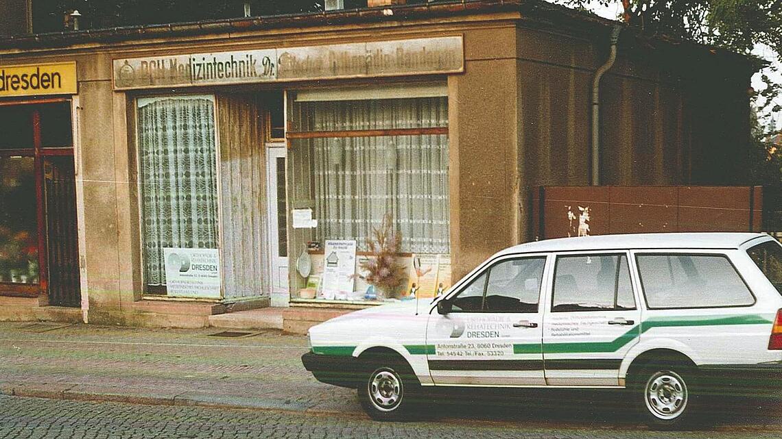 Vital-Sanitätshaus Radebeul Moritzburger Straße zur Übernahme 1991