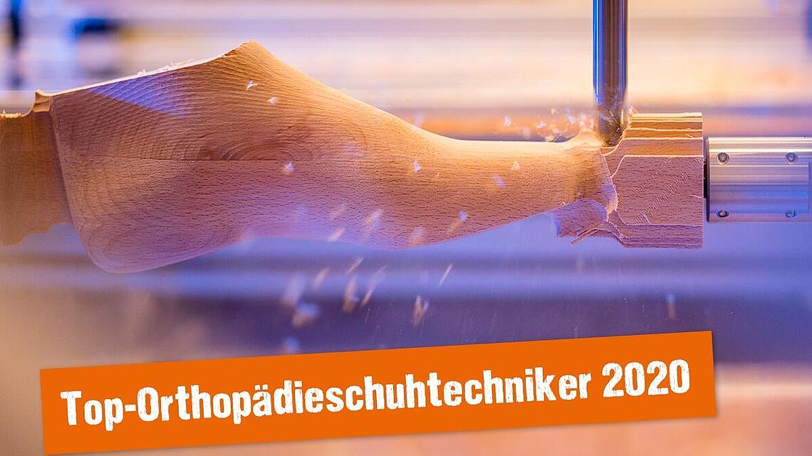 Symbol-Bild vom Schuhfräsen zur Auszeichnung vom Focus Diabetes zum Top-Oorthopädieschuhtechniker 2020